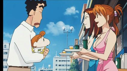 焼肉ロード 顔芸　野原ひろし・ひまわり【Crayon Shin-chan】