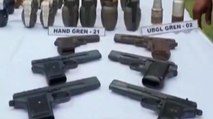 Jammu-Kashmir: Security forces recover weapons