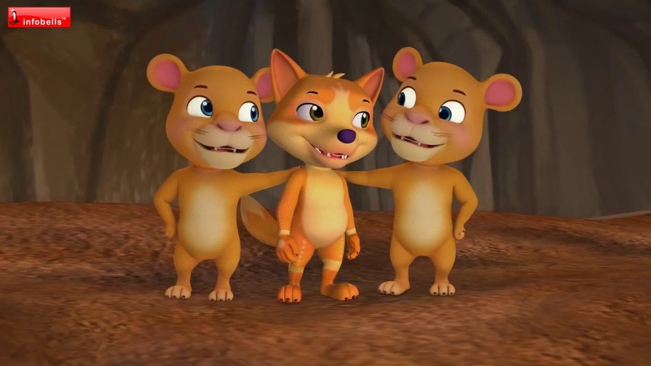 The Lion and the Fox Cub Hindi Kahaniya - Hindi Stories for Children - Infobells