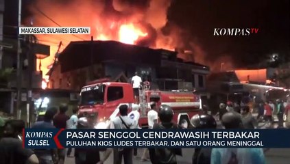 Pasar Senggol Cendrawasih Terbakar, Satu Orang Meninggal