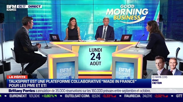 La pépite: Talkspirit, une plateforme collaborative made in France pour les PME et ETI, par Lorraine Goumot - 24/08
