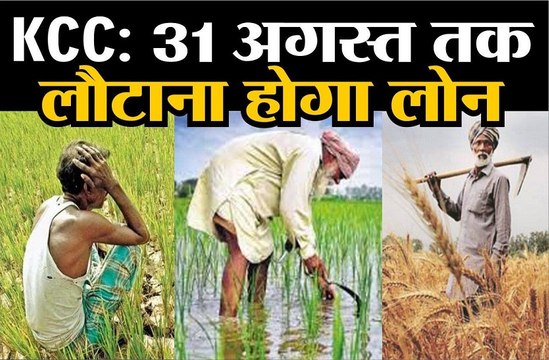 31 अगस्त तक लौटाना होगा केसीसी पर लिया गया लोन