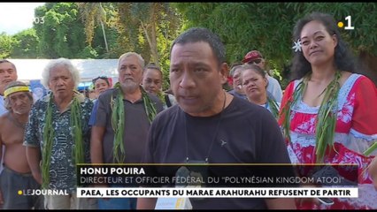 Les squatteurs du Marae à quelques heures de l'expulsion