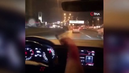 İstanbul’da magandaların “makas” terörü kamerada