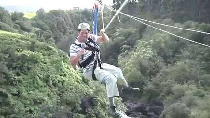 BIg Island Living Zipline adventure caught on tape!
