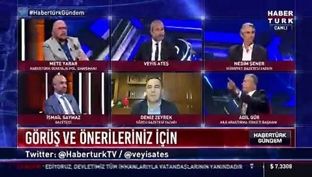 Habertürk'te 'medya dedikodusu'; Deniz Zeyrek'ten Fatih Portakal, Veyis Ateş'ten Ersoy Dede haberi