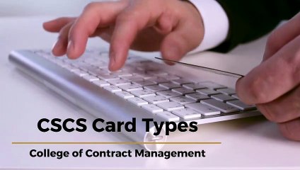 CSCS Card Types