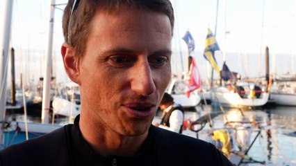 Départ troisième étape de la Les Sables – Les Açores en Baie de Morlaix