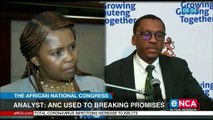 Analyst says ANC is used to breaking promises