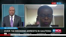 Over 840 weekend arrests in Gauteng