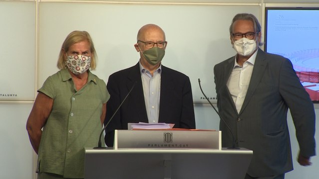 Los expresidentes del Parlament presentan una petición de indulto para Forcadell