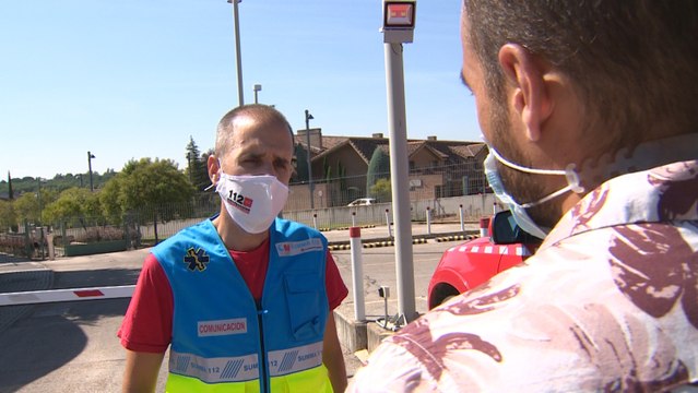 El portavoz de Emergencias 112 Comunidad de Madrid, David García