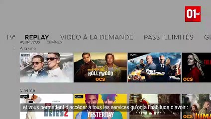 L’interface de la SFR Box 8, le champ des possibles