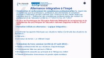 Formation Inspé des Fonctionnaires stagiaires 2020-2021