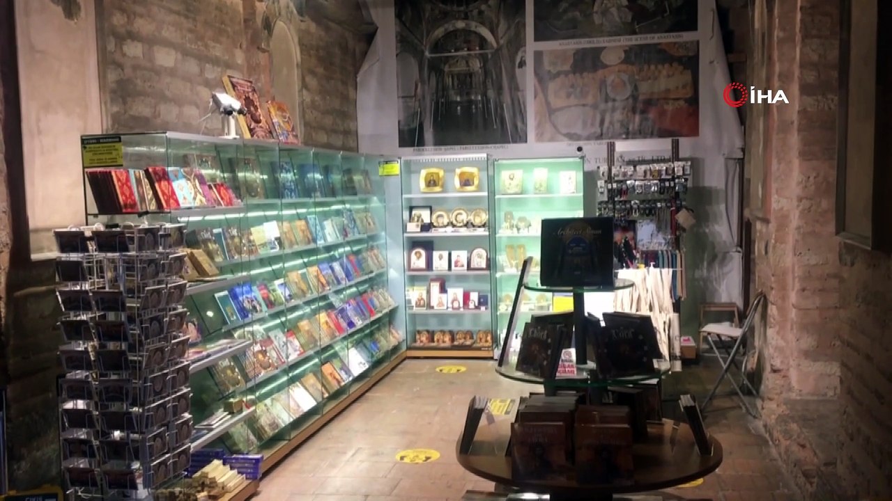 İbadete açılan Kariye Camii'nin içi görüntülendi