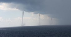 Six trombes marines ont été aperçues dans le golfe du Mexique, où vont s'abattre deux tempêtes tropicales