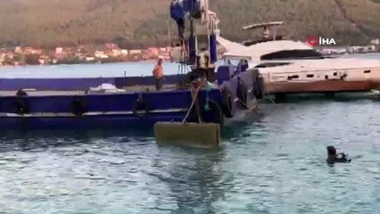 Deniz dibindeki duvarlar gün yüzüne çıktı