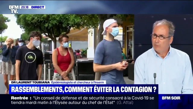 Deux personnes ont dit sur ce plateau qui ne fallait pas dire autre choses qu'un seul type d'information..(.) Nous n'avons pas une épidémie infectieuses..nous avons une épidémie d’angoisse.