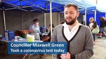 Coronavirus testing at Preston Market