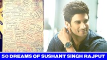 50 Dreams Of Sushant Singh Rajput