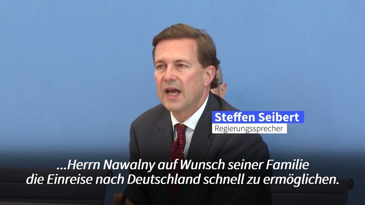 Bundesregierung hält Giftanschlag auf Nawalny für möglich