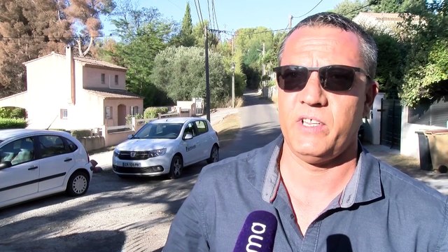 Après l'incendie du 4 août à Martigues, le Service de la propreté urbaine sur le pont