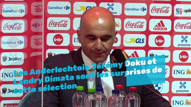 Diables rouges: les choix de Roberto Martinez pour affronter le Danemark et l’Islande
