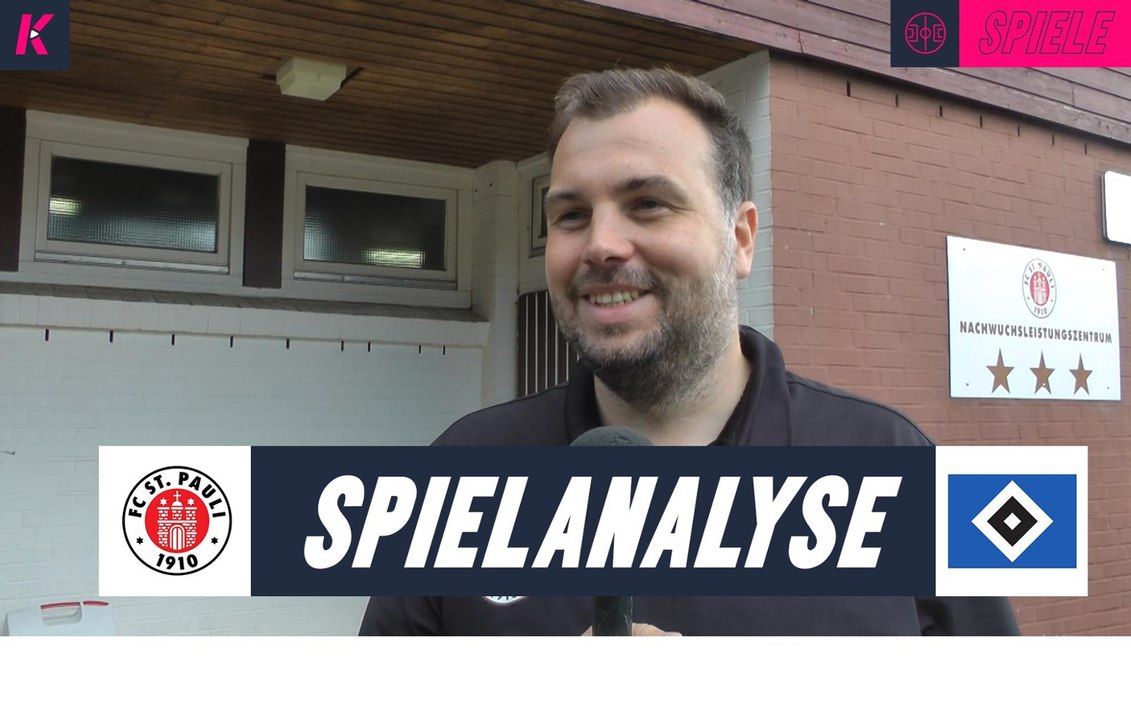 Die Spielanalyse | FC St. Pauli U19 - Hamburger SV U19 (Pokal Halbfinale)