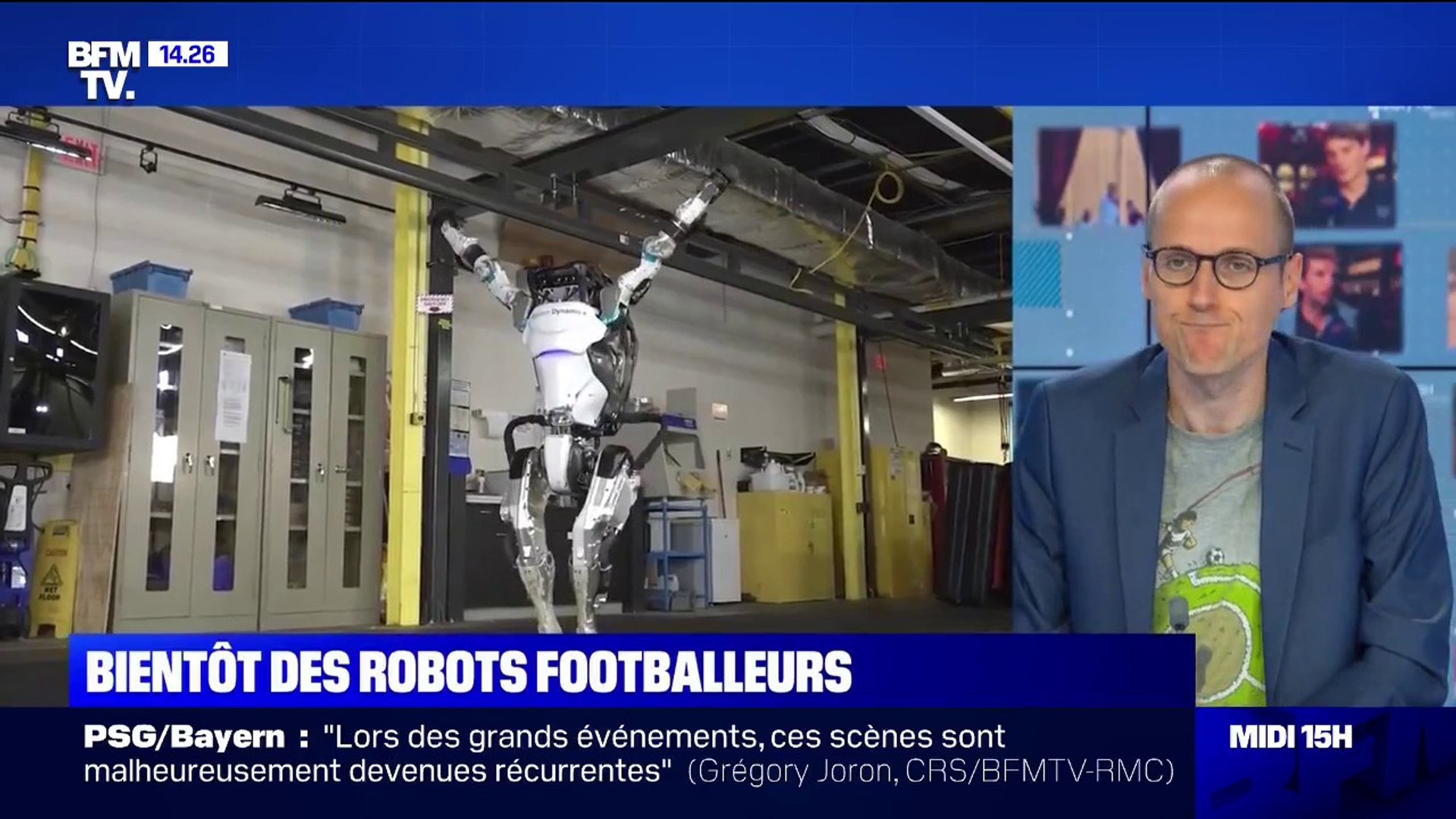 Des robots footballeurs pourraient un jour battre un équipe humaine - Vidéo  Dailymotion