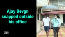 Ajay Devgn snapped outside his office