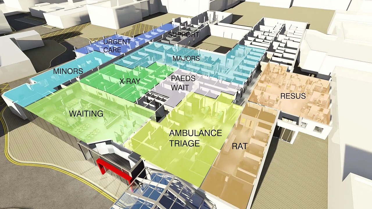 Blackpool A&E Flythrough