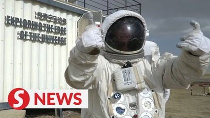 A glimpse of 'Mars town' in China