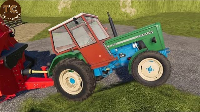 Weak Tractors and heavy agricultural machinery | Old combines and Soya harvest | Traktory LS19