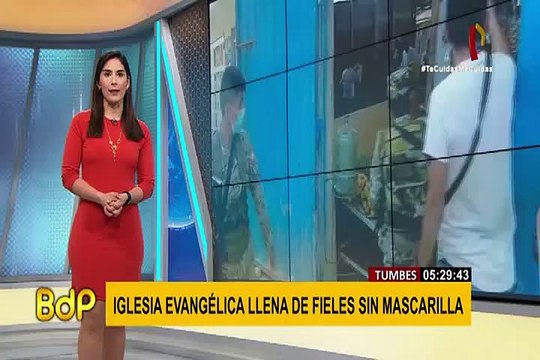 Tumbes: intervienen iglesia evangélica por no respetar medidas de bioseguridad
