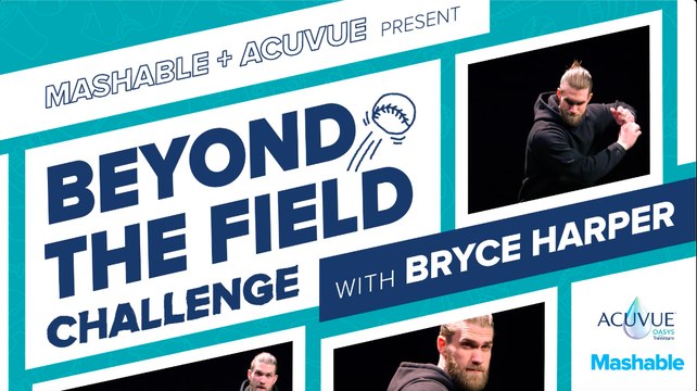 MLB All-Star Bryce Harper takes on our Beyond the Field Challenge