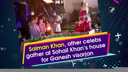 Salman Khan, other celebs gather at Sohail Khan’s house for Ganesh visarjan