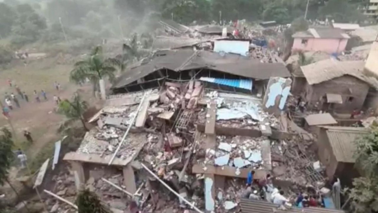 Maharashtra: Five-storey building collapse in Raigad