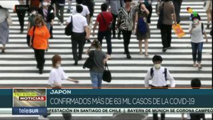 Japón suma más de 63 mil 500 casos de Covid-19