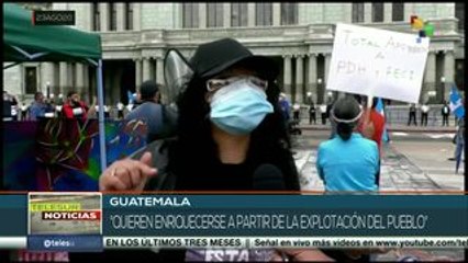 Reclaman guatemaltecos al pdte. Giammattei su gestión de la pandemia
