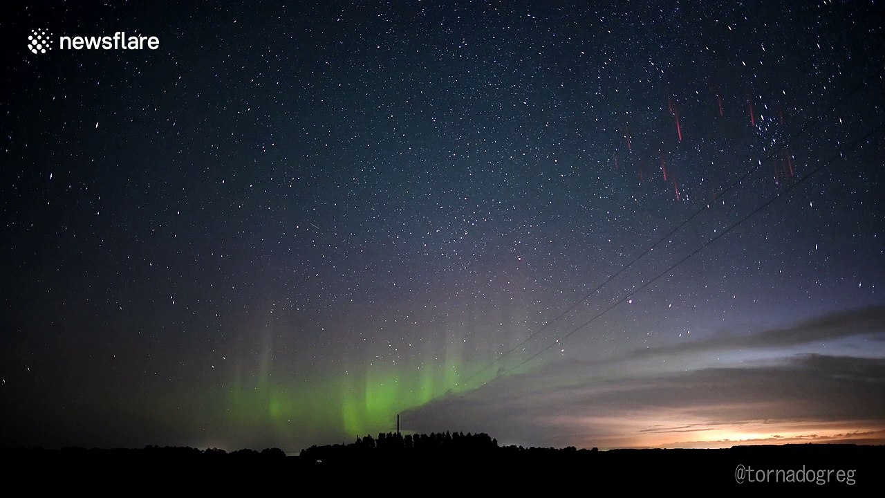 Rarely seen 'sprites' captured over central Canada