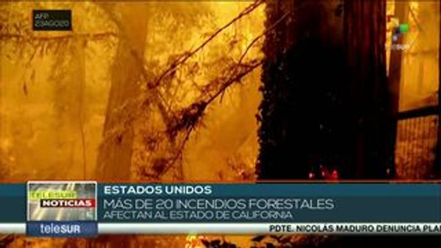 EE.UU.: decenas de incendios forestales en California causan 6 muertes