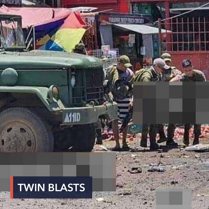 14 people killed, 75 wounded as twin blasts hit Jolo town center