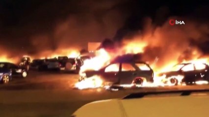 - ABD’de Blake protestosunda onlarca araç ateşe verildi