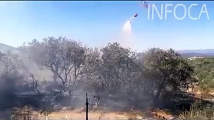 Sofocado un pequeño incendio forestal en Guadalcanal