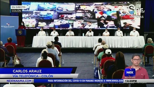 Presidente Laurentino Cortizo realiza varias actividades en Colón - Nex Noticias