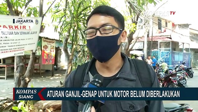 Aturan Ganjil Genap Motor Belum Diberlakukan di Jakarta