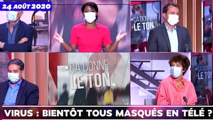 Faut-il aussi porter un masque sur les plateaux télé ?