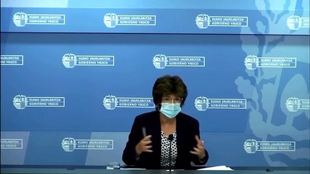 La consejera de Salud detalla los positivos detectados en algunos focos aparecidos en Euskadi