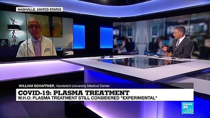 Doctors warn plasma treatment still 'experimental'