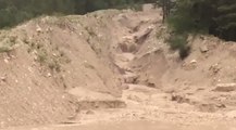 Cortina, nubifragio e colata di fango ad Acquabona: chiusa la statale 51 d'Alemagna (24.08.20)